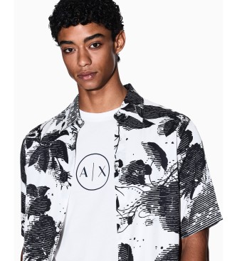 Armani Exchange T-shirt Logo Round white
