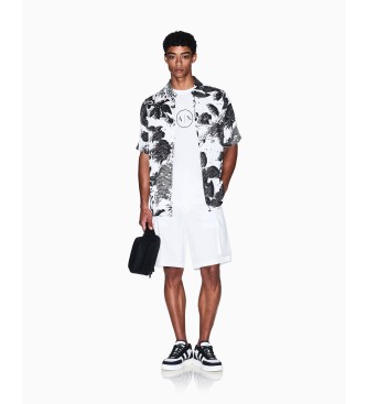 Armani Exchange T-shirt Logo Round white