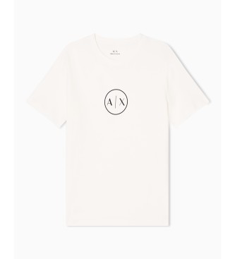 Armani Exchange T-shirt Logo Round white