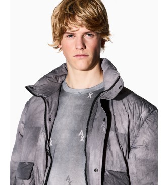 Armani Exchange T-shirt Moderno cinzento