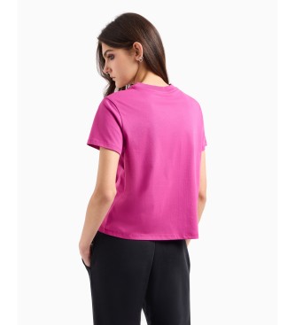 Armani Exchange Standard-T-Shirt rosa