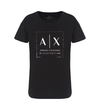 Armani Exchange T-shirt korte mouw zwart