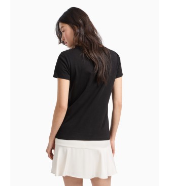 Armani Exchange Zwart T-shirt met ronde hals