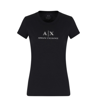 Armani Exchange Kortrmad slim fit t-shirt svart