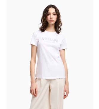 Armani Exchange Maglietta bianca a maniche corte