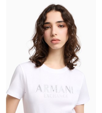 Armani Exchange Maglietta bianca a maniche corte