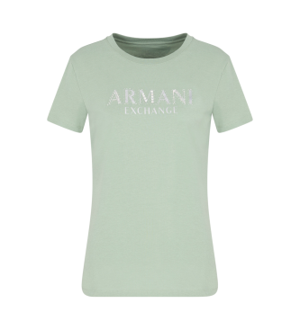 Armani Exchange Grnes Kurzarm-T-Shirt