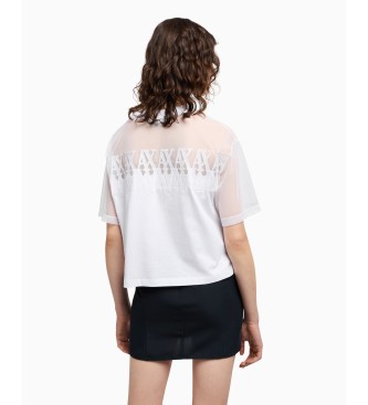 Armani Exchange Kortrmet T-shirt hvid 