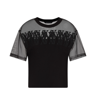 Armani Exchange Short sleeve crew neck t-shirt black