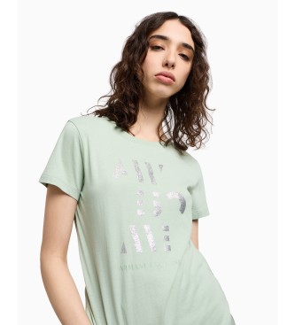 Armani Exchange Kurzarm-T-Shirt mit Rundhalsausschnitt grn