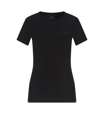 Armani Exchange Kurzarm-T-Shirt schwarz