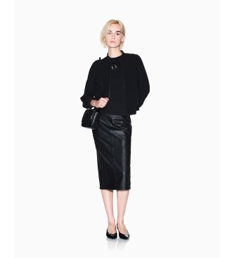 Armani Exchange Maglietta con logo grafico nero