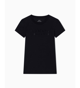 Armani Exchange Maglietta nera di base