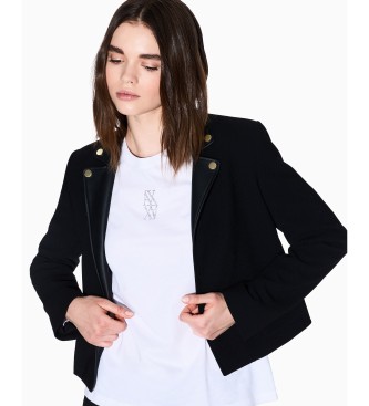 AIX Armani Exchange Camiseta Round blanco