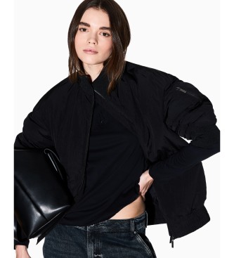 Armani Exchange Camiseta Round negro