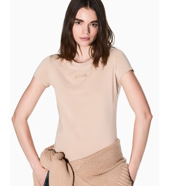 Armani Exchange T-shirt Design beige