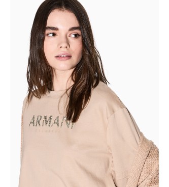 Armani Exchange Casual beige T-shirt