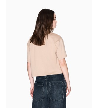 Armani Exchange Casual beige T-shirt