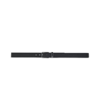 Armani Exchange Cinturn de cuero negro