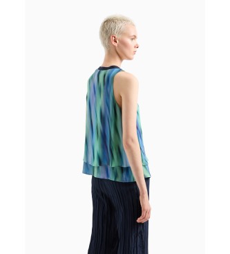 Armani Exchange Grn bluse med print