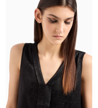 Armani Exchange Bluse detalje sort