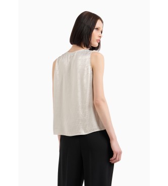 Armani Exchange Blouse Detail beige