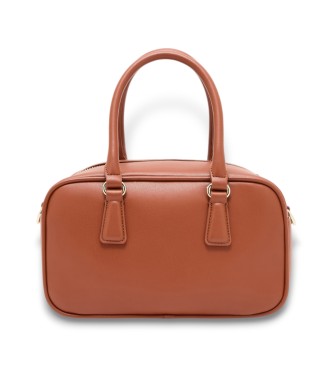 Armani Exchange Brown Top Handle Handbag