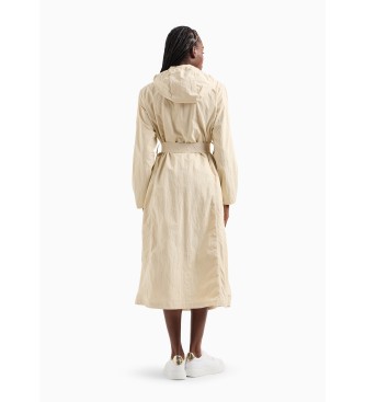 Armani Exchange Lightweight beige trench coat