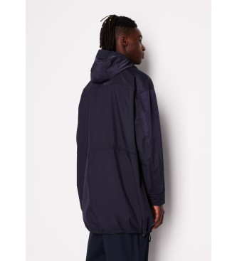 Armani Exchange Trench blu scuro