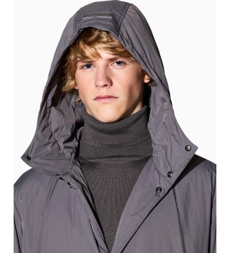 Armani Exchange Chaqueta Trench gris