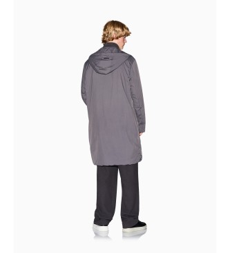 Armani Exchange Chaqueta Trench gris