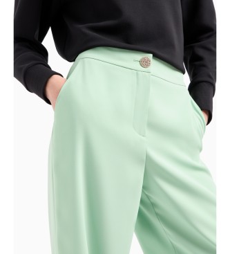 Armani Exchange Joya green trousers