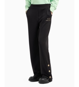 Armani Exchange Black tracksuit bottoms