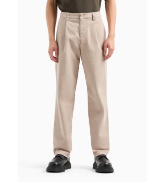 Armani Exchange Smala chino-byxor i beige