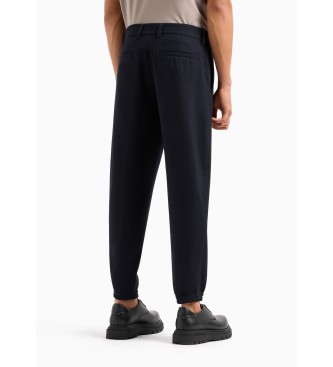 Armani Exchange Calas chino jogger azul-marinho