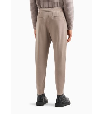 Armani Exchange Bež hlače jogger