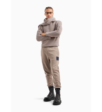 Armani Exchange Pantaloni da jogging beige