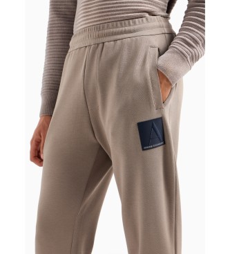 Armani Exchange Bež hlače jogger