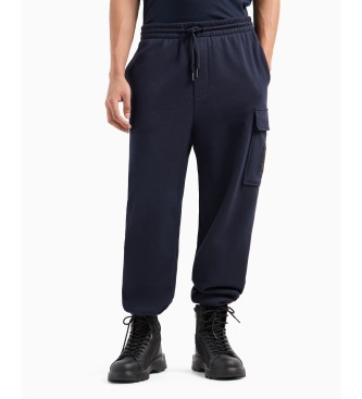 Armani Exchange Navy jogger trousers