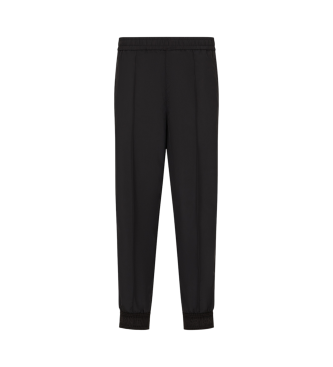 Armani Exchange Black jogger trousers