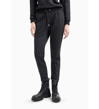 Armani Exchange Pantaln de chndal negro