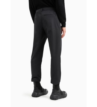 Armani Exchange Sorte slim fit chino-bukser