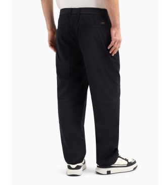 Armani Exchange Navy chino trousers