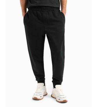 Armani Exchange Joggingbukser i fransk frott, sort