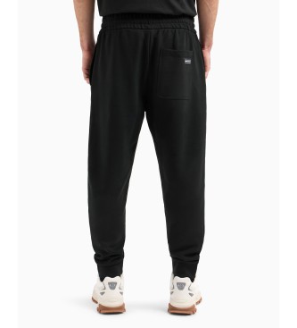 Armani Exchange Joggingbukser i fransk frott, sort