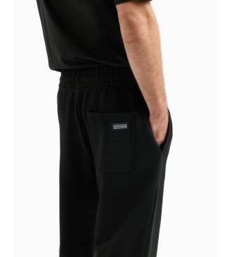 Armani Exchange Joggingbukser i fransk frott, sort