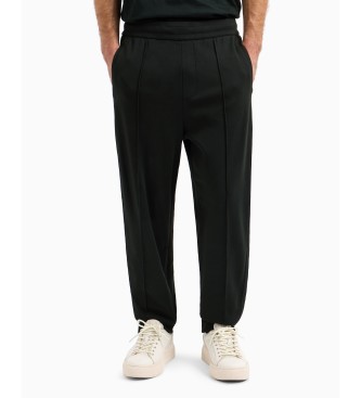 Armani Exchange Svarta joggingbyxor