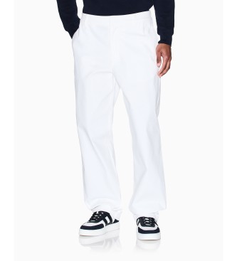 A|X Armani Exchange Witte katoenen chino-broek