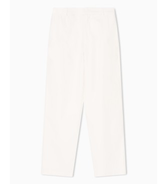 A|X Armani Exchange Witte katoenen chino-broek