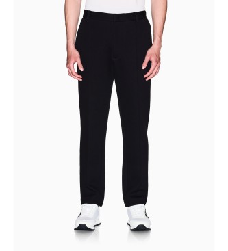 Armani Exchange Črne sofisticirane hlače Chino